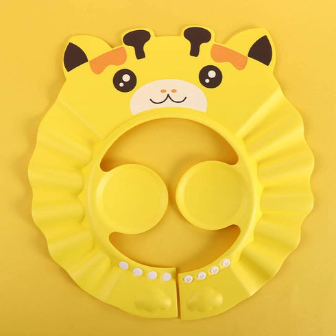 generic Baby Bath Hat, Cute Adjustable Baby Shower Shampoo Cap Safe Shower Bathing Cap Hair Wash Eye Ear Protection