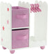 Emily Rose 14 Inch Doll Furniture - Open Wardrobe Closet with Hangers