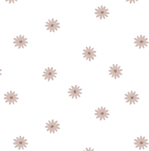 28"x 52", 1 Pack Lulujo Muslin Crib Sheets - Fitted Crib Mattress Sheets for Boys and Girls - (Daisies)