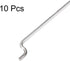 uxcell 1mm x 180mm Steel Z Pull/Push Rods for RC Airplane, Boat Replacement, Pack of 10