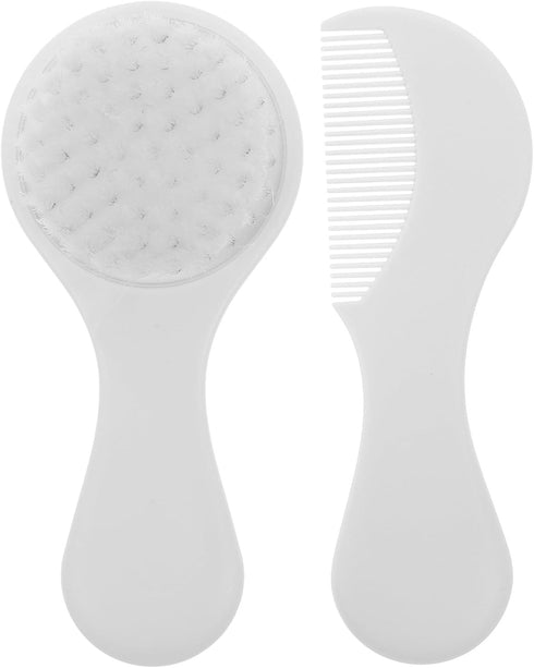 Yardwe Brush and Comb Set for Newborns, Soft Bristle Hair Brush with
