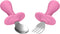 2 Pcs Toddler Utensils Set, Stainless Steel Forks and Spoons for Safe Flatware with Round Handle, BPA Free (Pink)