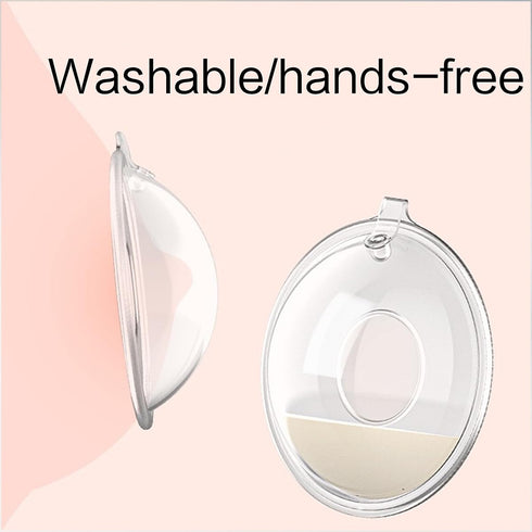 2 Count)) Breast Shells with Plugs, Milk Saver, Nursing Cups, Nursing Moms to Ease Nipple Pain, BPA-Free and Reusable