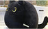 Black Cat Stuffed Animal Plush Toy, Creative Cat Shape Soft Pillow for Girlfriend, Kids & Baby Girls (40cm/15.7in)