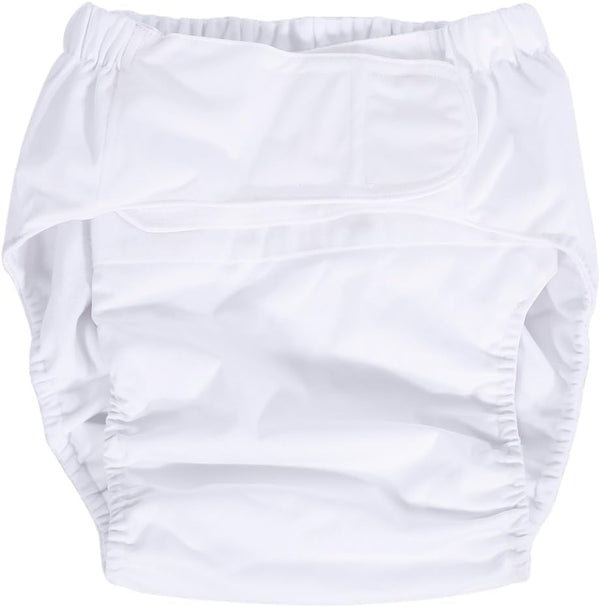 Zetiling Adult Cloth Diapers, Reusable Adult Diapers, Washable Breathable Incontinence Nappy Pants for