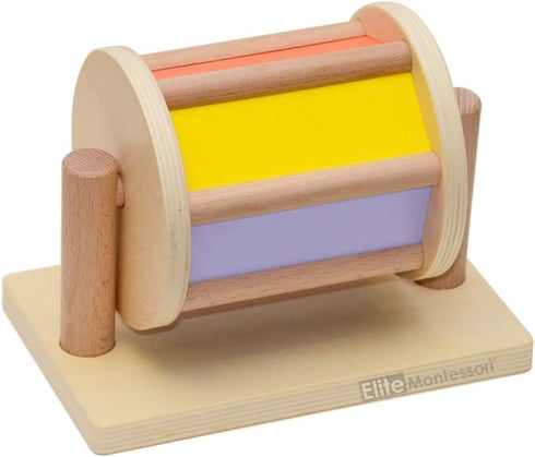 Elite Montessori Inspired Spinning Drum - Baby Toy for Toddlers & 1 Year Olds