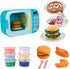 Set 6 3 Microwave Kitchen Play with Light Sound for Kids with Pretend Fake Food and Color DIY Play-Dough Clay Great
