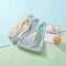 ZYMECH Set Personalized Name Baby Embroidered Hospital Newborn Swaddle Blanket with Hat Newborn Baby Gift New Born