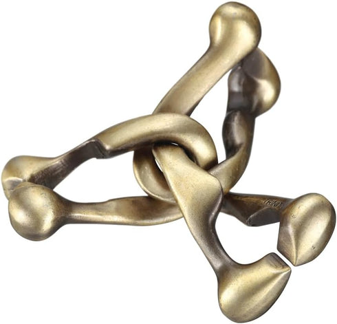 BePuzzled Trinity Hanayama Metal Brainteaser Puzzle, Mensa Rated Level 6, Ages 12 and Up