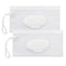 Unlorspy 2Pcs Wet Wipes Pouches, Travel Wet Wipes Dispensers Reusable Cases, Portable Wipe