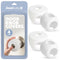 Jool Baby Door Knob Child Safety Covers (4 Pack), Prevent Kids from Opening Doors, Easy to Install