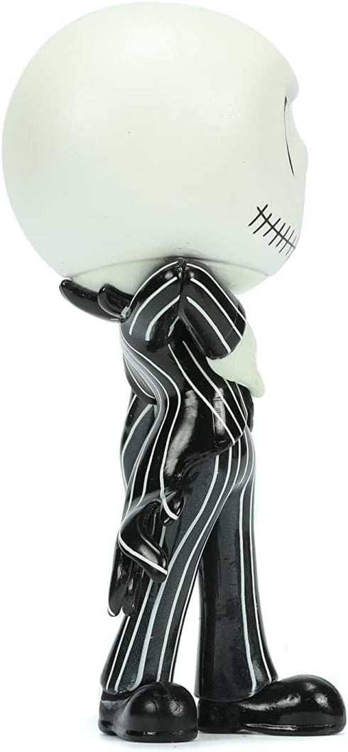 Jada Toys Disney The Nightmare Before Christmas 4" Jack Skellington Glow in The Dark Collectible Figure