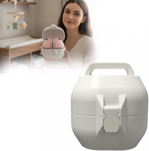 Zenkaelum Breast Pump Case Compatible with MomMed S21, Wearable Pump Storage Holder for