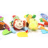 4 PCS Baby Soft Hanging Rattle Crinkle Squeaky Toy, Baby Toys for 0-1 Year, Plush Stroller Infant Car Bed Crib Activity