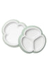 BabyBjoern Baby Plate Set, 2 Pack, Powder Green