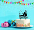 YzYbuaego Black Fishing Wedding Cake Topper, Mr & Mrs, Fishing Theme for Wedding/Engagement/Bridal Shower