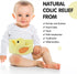 Tummy Upset Hilph Baby Colic and Gas Relief for Newborns Infants, Heated Wrap, Baby Swaddling Belt Warmth, Natural