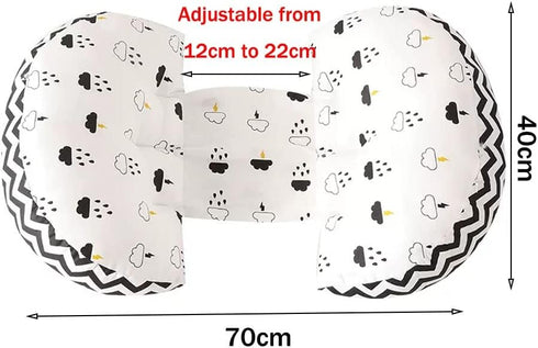 ZYYWX A4, 40X70CM) Pregnancy Pillow Ergonomic Maternity Pillow. Adjustable in Width and Removable for Washing.