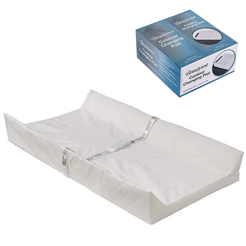 Beautyrest Foam Contoured Changing Pad with Waterproof Cover for Baby