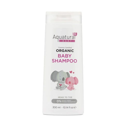 Organic Baby Shampoo, Plant-Based, Vegan & Gentle, Moisturizing, Baby Essentials for Newborn