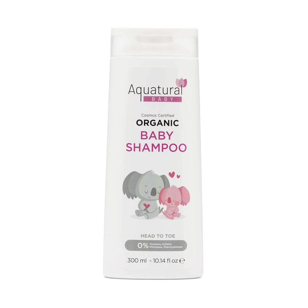 Organic Baby Shampoo, Plant-Based, Vegan & Gentle, Moisturizing, Baby Essentials for Newborn