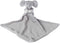 Apricot Lamb Stuffed Animals Security Blanket, Gray Elephant Infant Nursery Character Blanket, 13 Inches