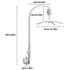 AFUNTA 26 Inch Baby Mobile for Crib, Adjustable Screw Crib Mobile Arm with Music Box Holder, Crib Mobile for Baby Girl