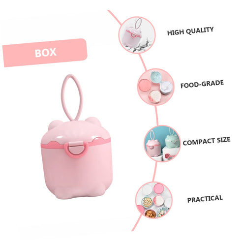 Portable Milk Powder Container - Travel-Friendly Formula Box for Parents