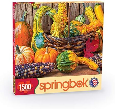 Springbok 1500 Piece Jigsaw Puzzle Harvest Colors - Made in USA