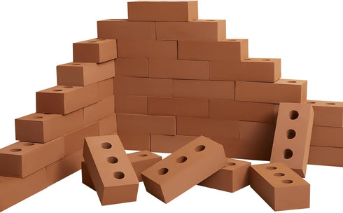 Deekin 10 Pcs Foam Brick Building Blocks for Kids Thick Blocks Foam