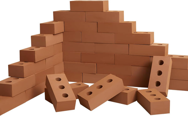 Deekin 10 Pcs Foam Brick Building Blocks for Kids Thick Blocks Foam