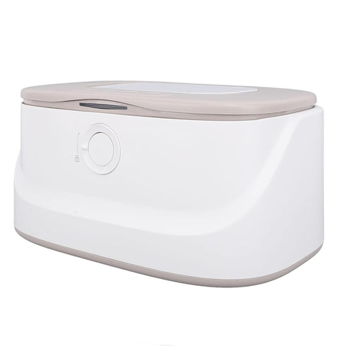 Hamwesh Portable Baby Wipe Warmer, Large Capacity Wipes Dispenser with Night Light, Adjustable
