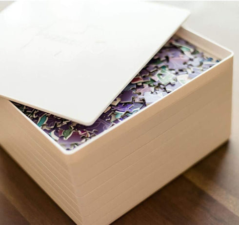 8 8" 8" 1000 PUZZLE EZ Puzzle Sorting Trays with Lid x with Mover Card Hold Up to Pieces Space Saver Gift for Puzzle