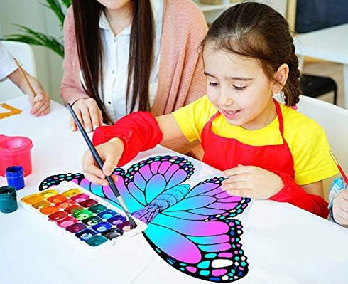 HENGDA KITE DIY Blank Painting Kite for Kids & Adults, Kite Making Kit with Handles and Strings, White Diamond