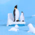 MAOMIA Cute Ocean Animal Penguin Model Collection Playset, Realistic Penguin Figurines for Easter Eggs Cake Toppers