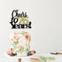 LVEUD Black Font Golden Numbers Cheers to 75 Years Happy Birthday Cake Topper - Wedding, Anniversary Decorations