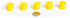 Plastic Counters: Yellow Color Gaming Tokens - 50 Pieces for Bingo Chips, Tiddly Winks, and Board Games