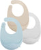PandaEar 3 Pack Super Light Silicone Baby Bib for Boys Girls| Waterproof