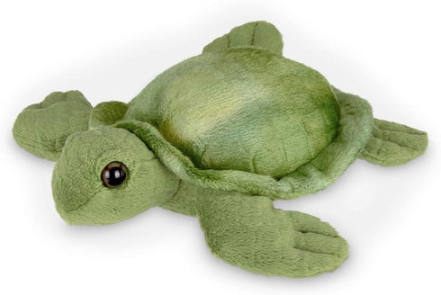 Bearington Collection 7 Inch Lil' Shelton Plush Sea Turtle Stuffed Animal