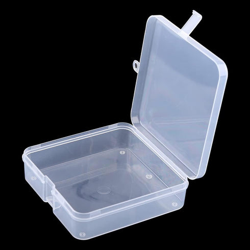 Saccgt Portable Baby Infant Teether for Case ansparent Holder Pacifier Chain Storage Box Newborn Outdoor avel Clear