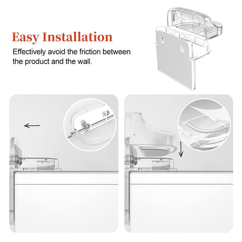EUDEMON Baby Safety Anti-Tip Furniture Anchor Straps, Childproof Anti-tip Furniture Wall Anchors, Easy to Install