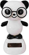 Black and White Solar Dancing Panda Bear - Shaking Doll for Car Dashboard and Home Decor