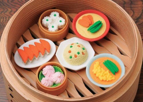 20 Assorted IWAKO Japanese Puzzle Erasers - Restaurant Food Collection (Randomly Selected)