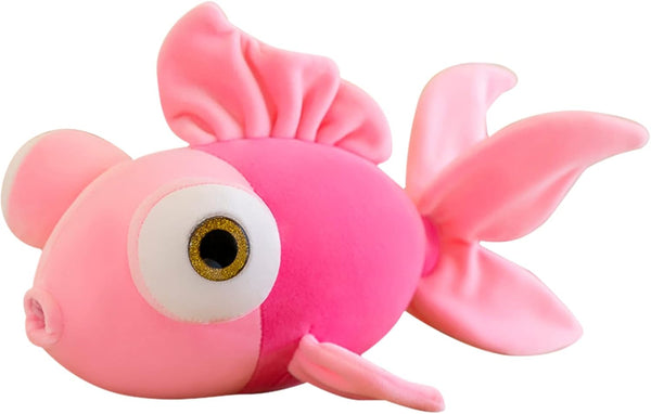 CHELEI2019 13.8" Goldfish Plush - Soft Cute Fish Pillow Toy Gift for Girls, Pink