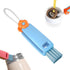 Dovciua 3 in 1 Cup Lid Cleaning Brush Set, Multifunctional Bottle Gap Cleaner,