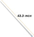 OUERMAMA Silver Magic Cane Metal Appearing Cane with Video Tutorial and Gloves for Magic Tricks