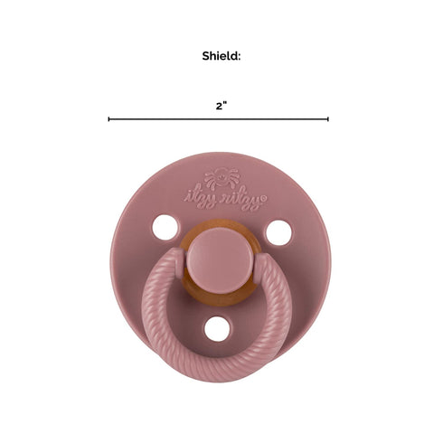(Set 2) Set 2 0 6 Itzy Ritzy Natural Rubber Newborn Pacifiers of Baby Pacifiers with Cherry-Shaped Nipple & Large Air