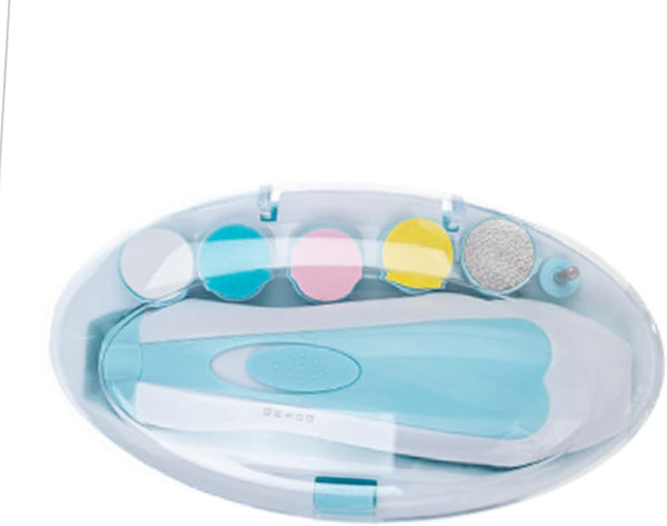 Gsycle Baby Nail Clippers, 6 in 1 Electronic Baby Nail Trimmer File Nail