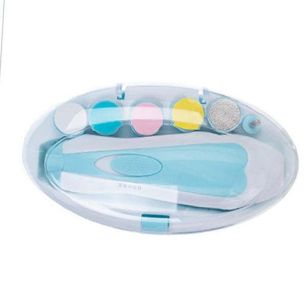 Mrisata Electric Baby Nail Clippers Trimmer Grinder 6 in 1 Safe Rechargeable Nail