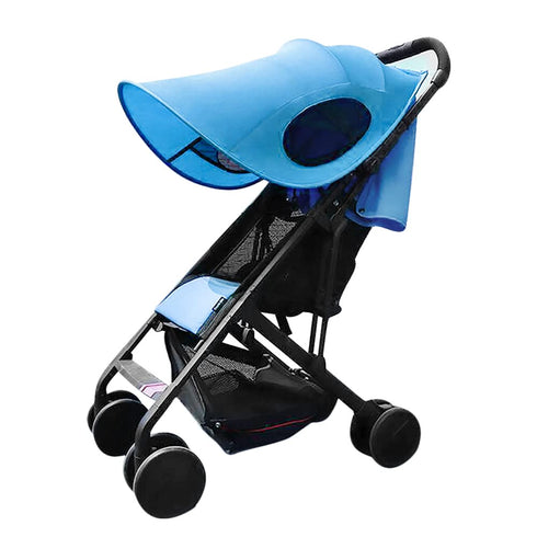 Universal Sun Shade for Baby Stroller, UV Protection Rainproof Sun Cover, Pushchair Buggy Blackout Parasol Canopy